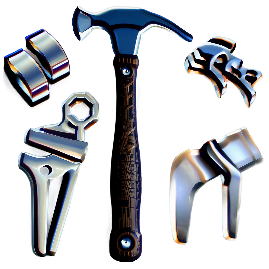 Hand Holding Hammer Png Oit PNG