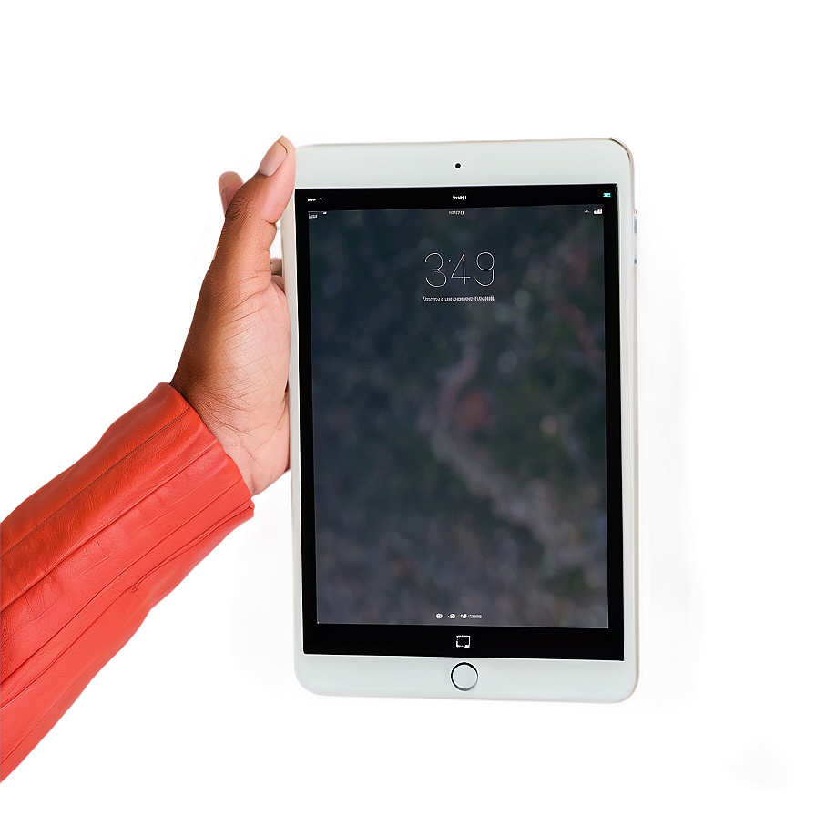 Hand Holding Ipad Mini Png 48 PNG