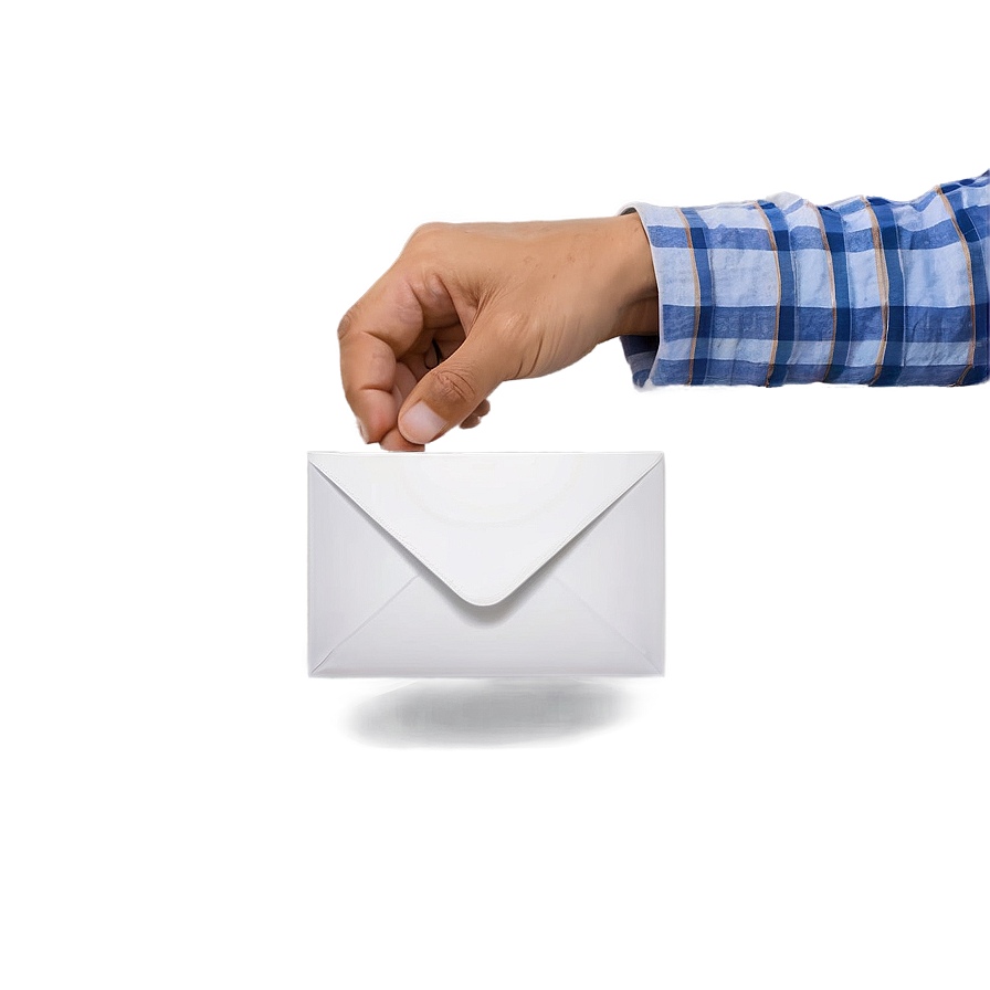 Hand Holding Letter Png Rgv90 PNG