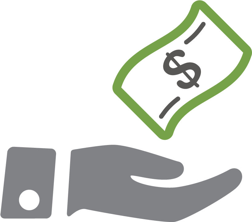 Hand Holding Money Icon PNG