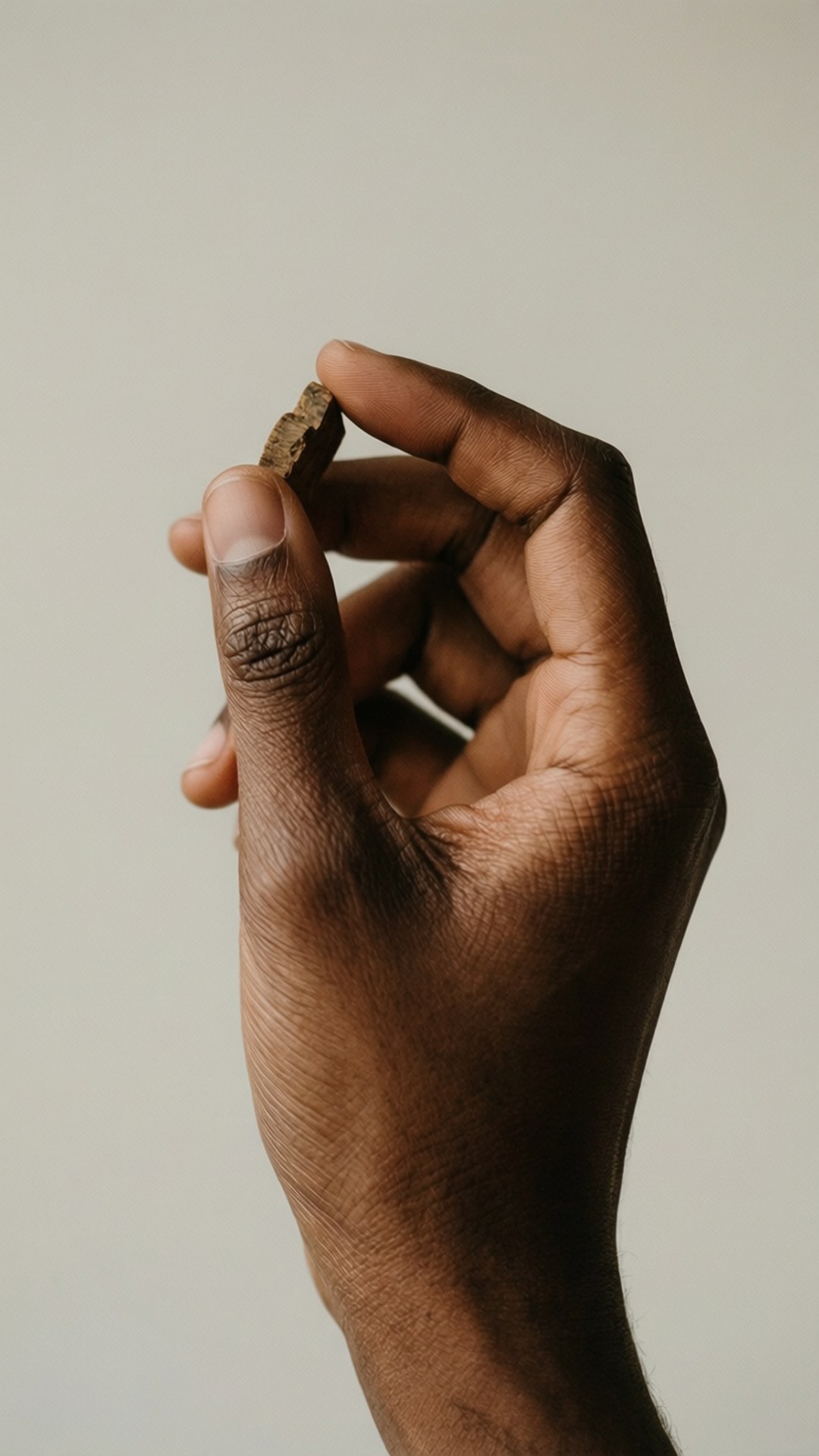 Hand, die Gegenstand hält Wallpaper