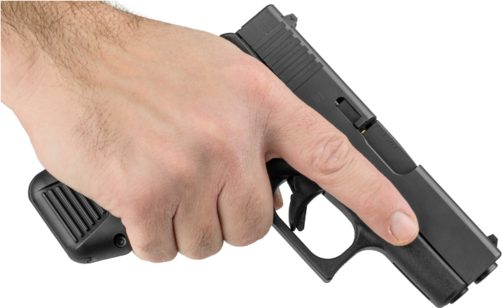 Hand Holding Pistol Isolated PNG