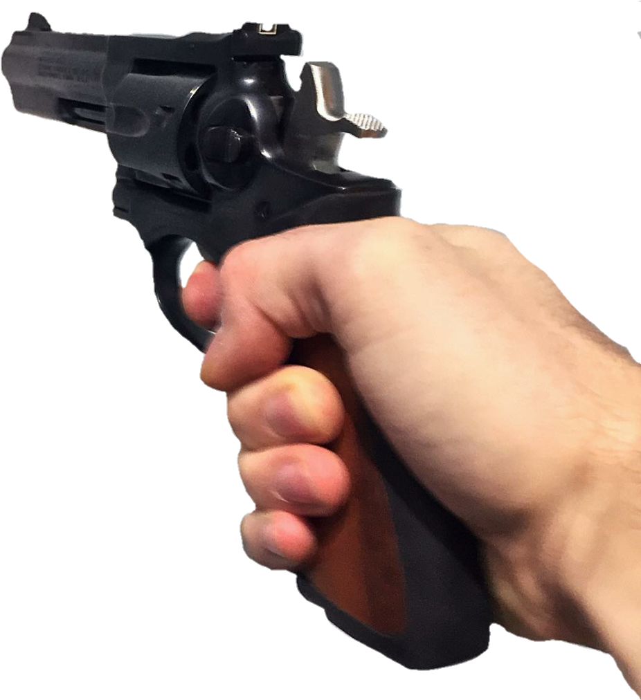 Hand Holding Pistol PNG