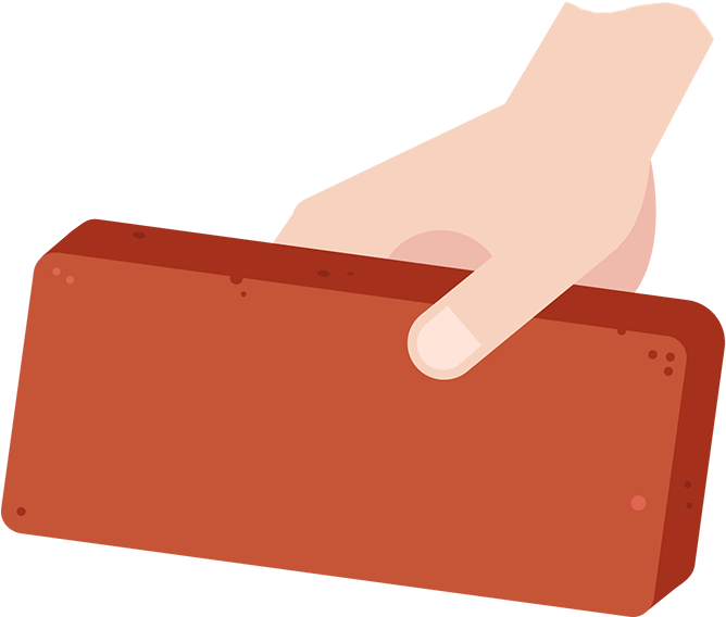 Hand Holding Red Card PNG