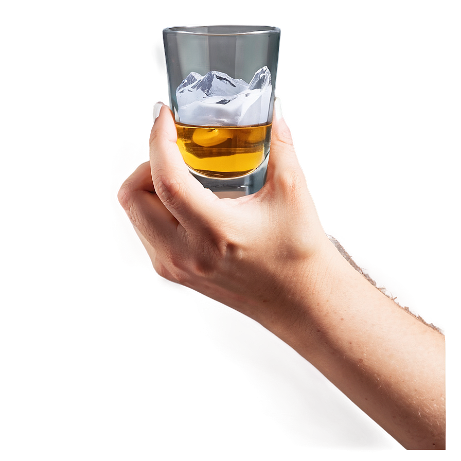 Hand Holding Shot Glass Png Gdj44 PNG