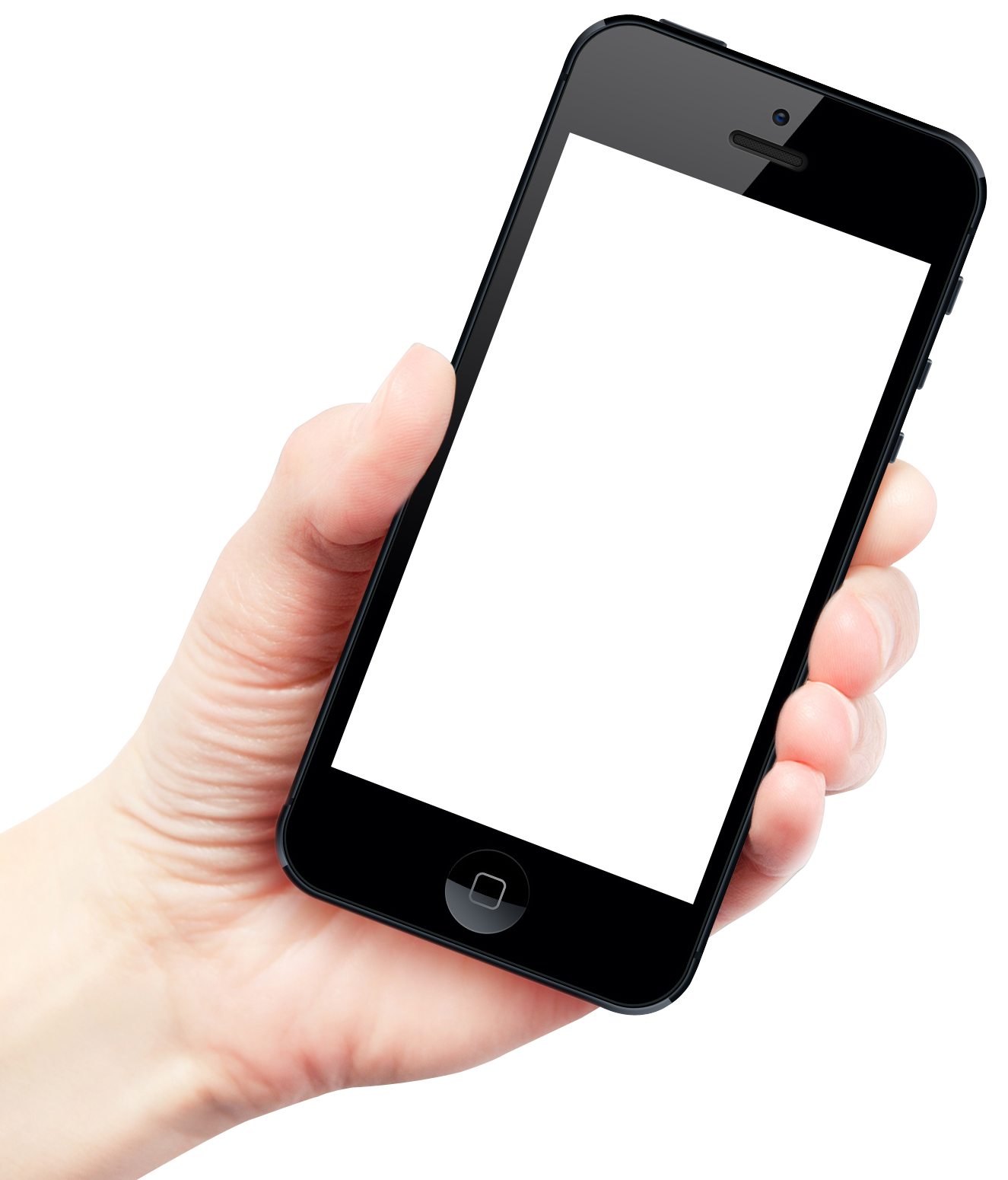 Hand Holding Smartphone PNG