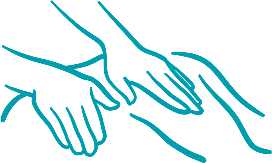 Hand Massage Outline PNG