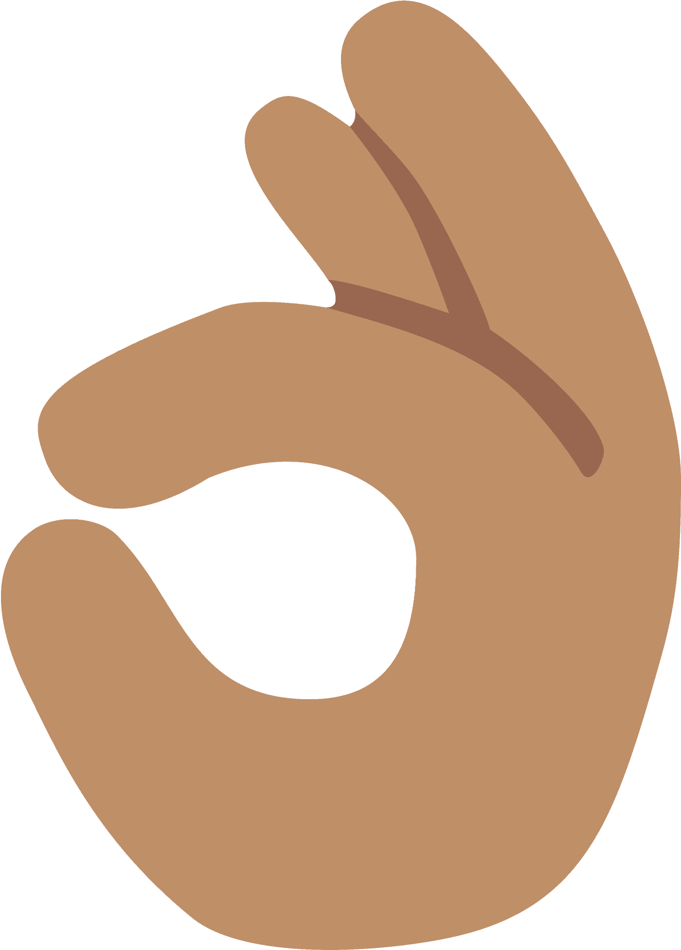 Hand O K Gesture Emoji PNG