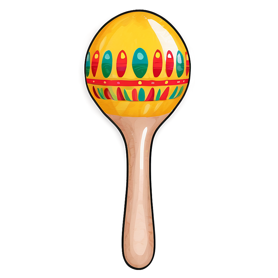 Hand-painted Maraca Png 40 PNG