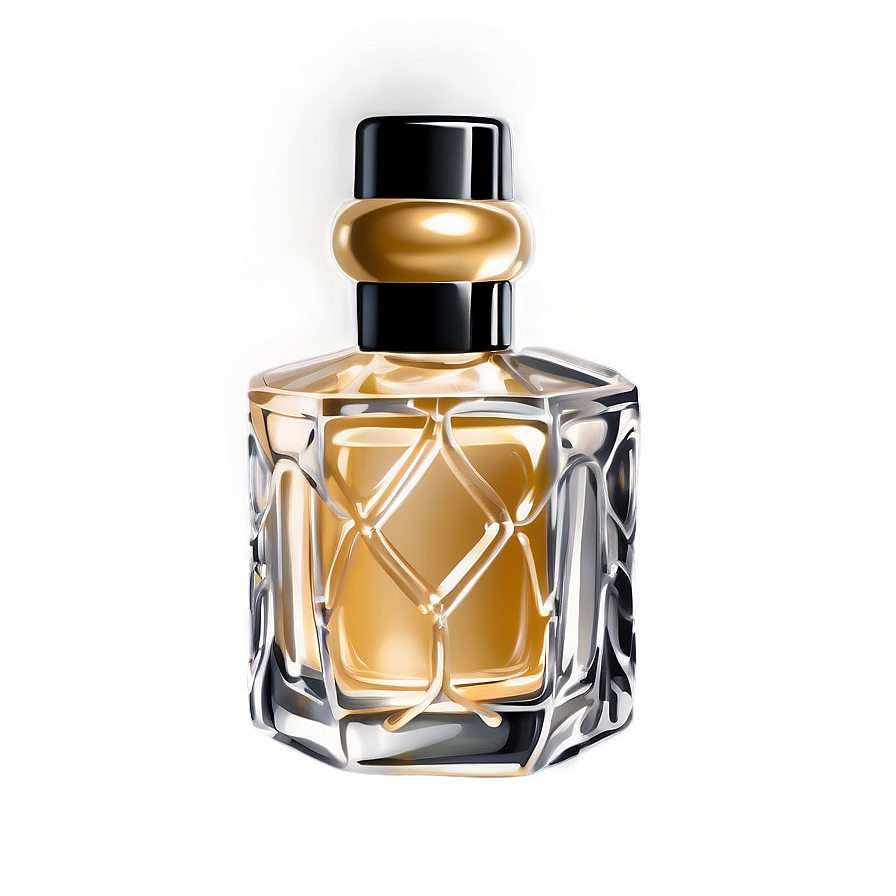 Hand-painted Perfume Bottle Png Vnd98 PNG