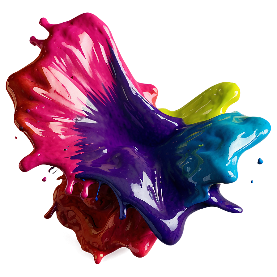 Hand Painted Splash Png 05242024 PNG