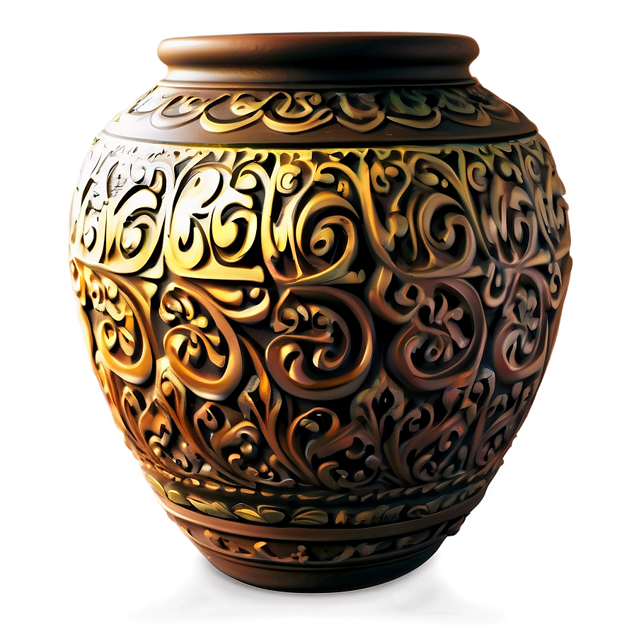 Hand-painted Urn Png Veh46 PNG