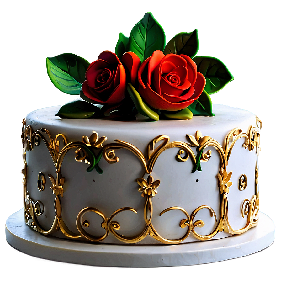 Hand-painted Wedding Cake Png Tvf PNG