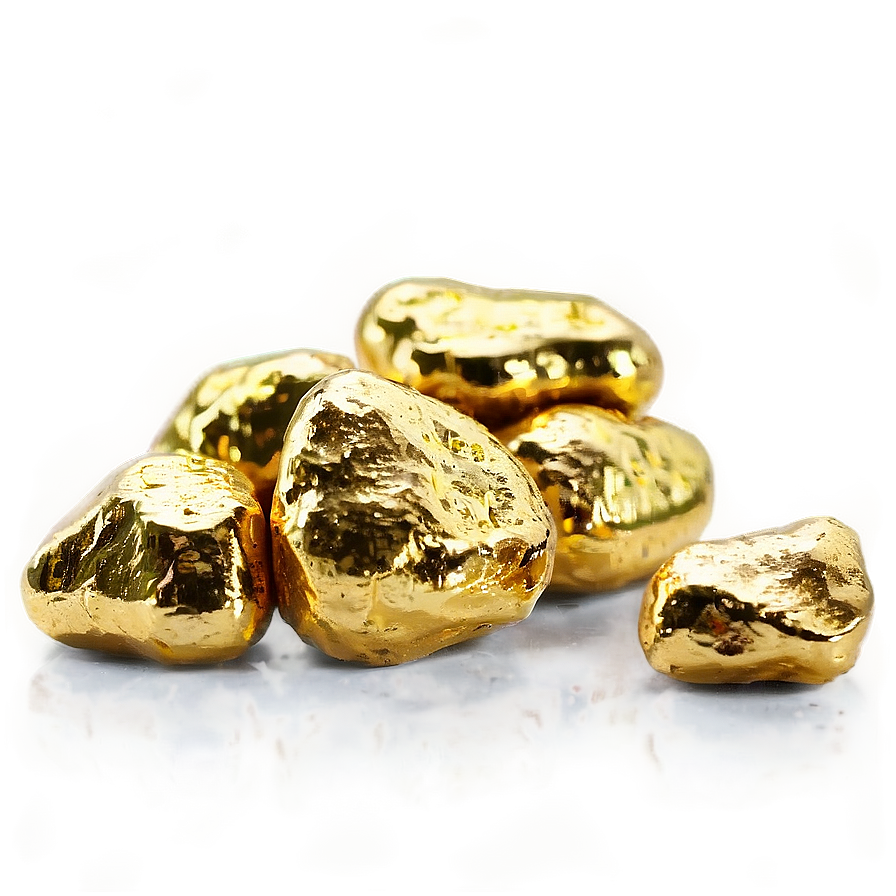 Hand-picked Gold Nugget Png 06132024 PNG