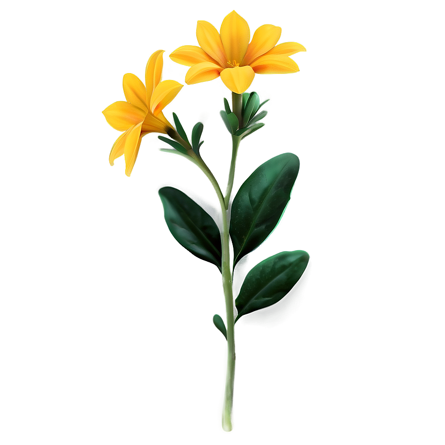 Hand-picked Yellow Flowers Png Pwq70 PNG