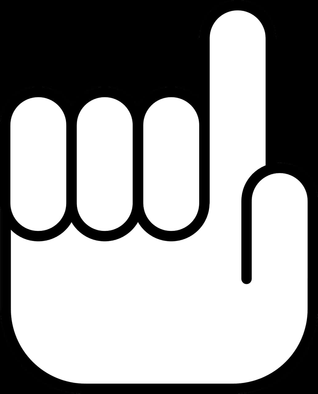 Hand Pointer Cursor Icon PNG