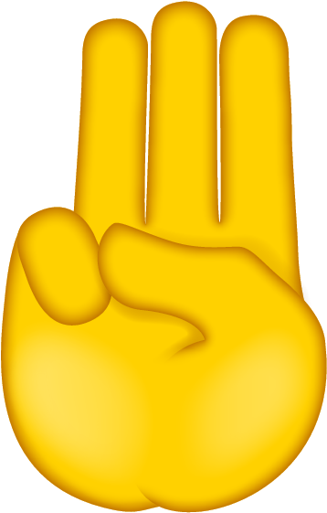 Hand Salute Emoji PNG