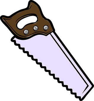 Hand Saw Graphic PNG