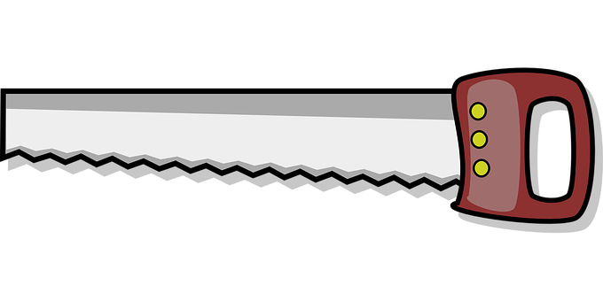 Hand Saw Silhouette PNG