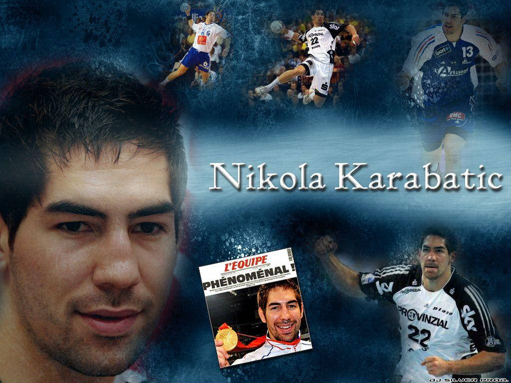 Il Giocatore Di Pallamano Nikola Karabatić Sfondo