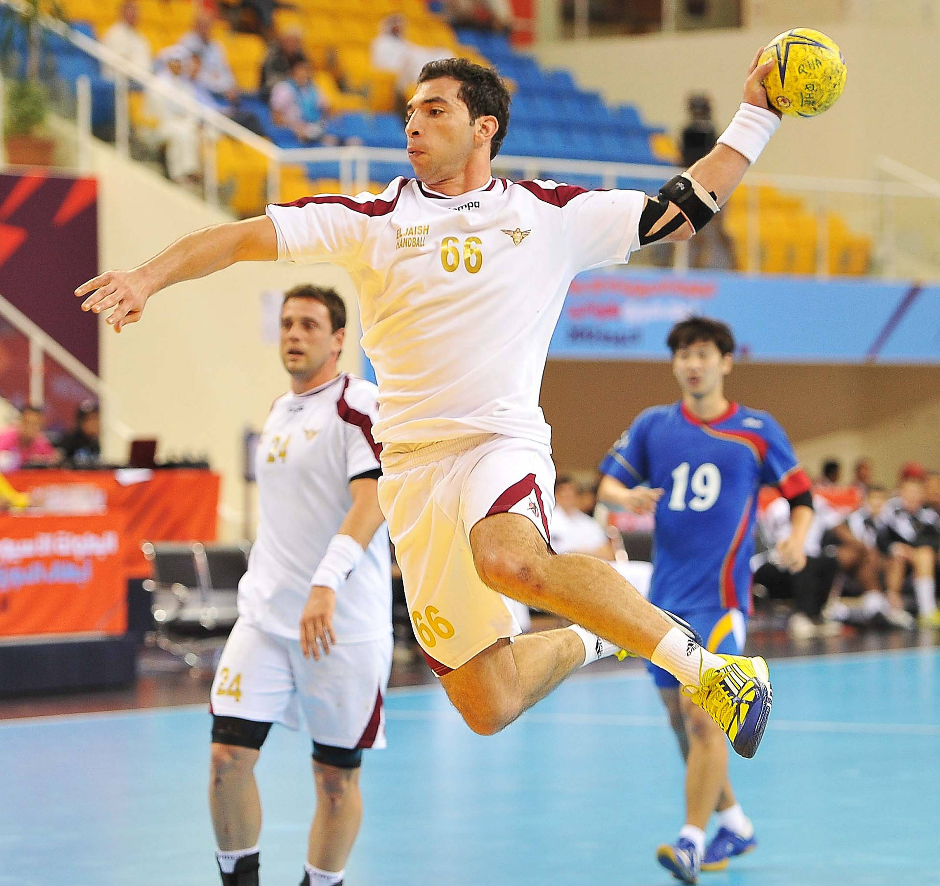 Handball Player Number 66 Wallpaper