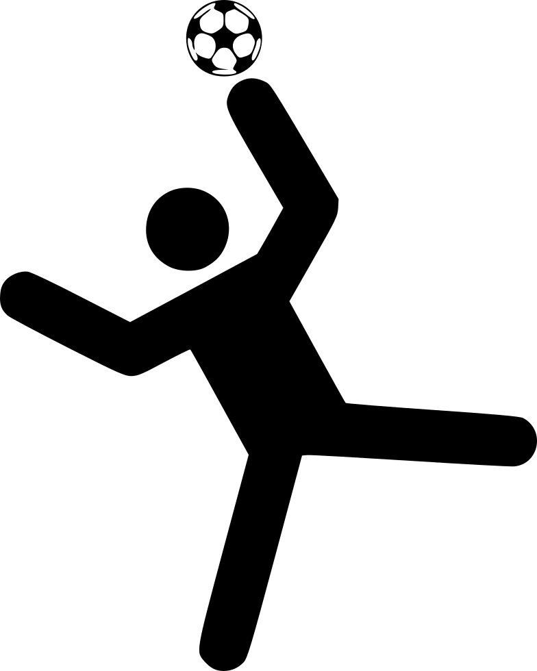 Handball Player Silhouette.png PNG