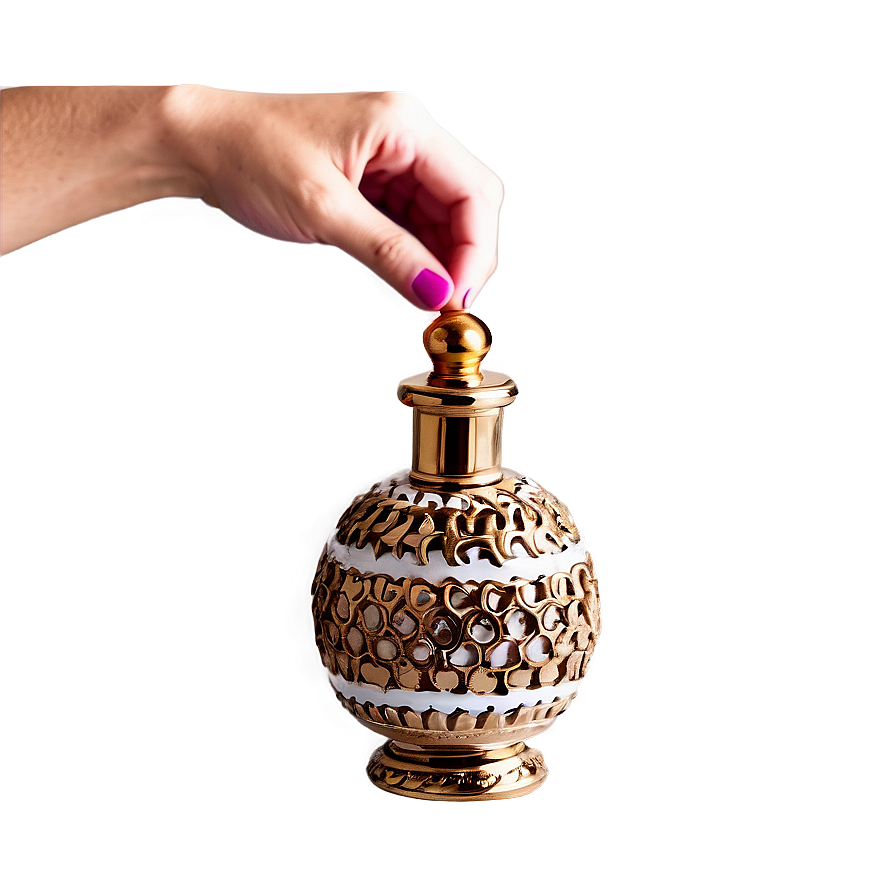 Handcrafted Ceramic Perfume Bottle Png 33 PNG