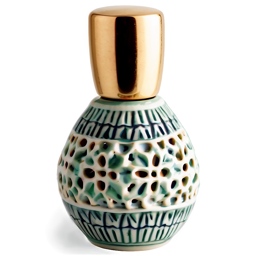 Handcrafted Ceramic Perfume Bottle Png Evd85 PNG