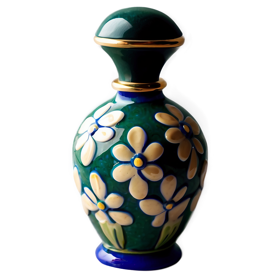 Handcrafted Ceramic Perfume Bottle Png Fev PNG