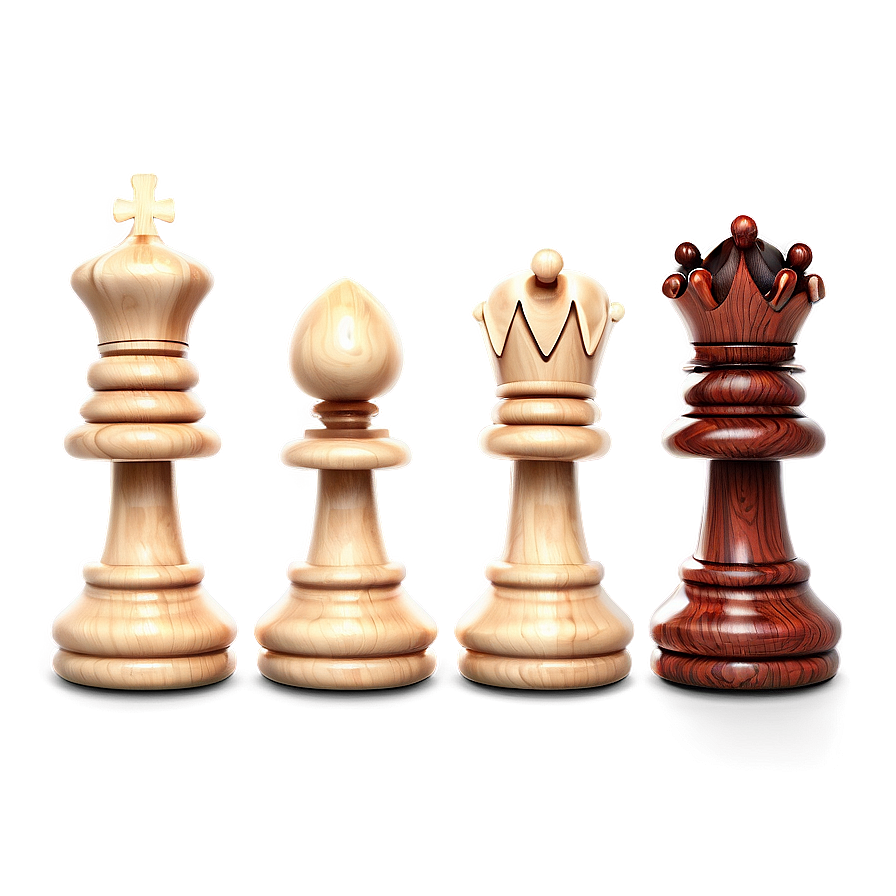 Download Handcrafted Chess Pieces Art Png 5 | Wallpapers.com