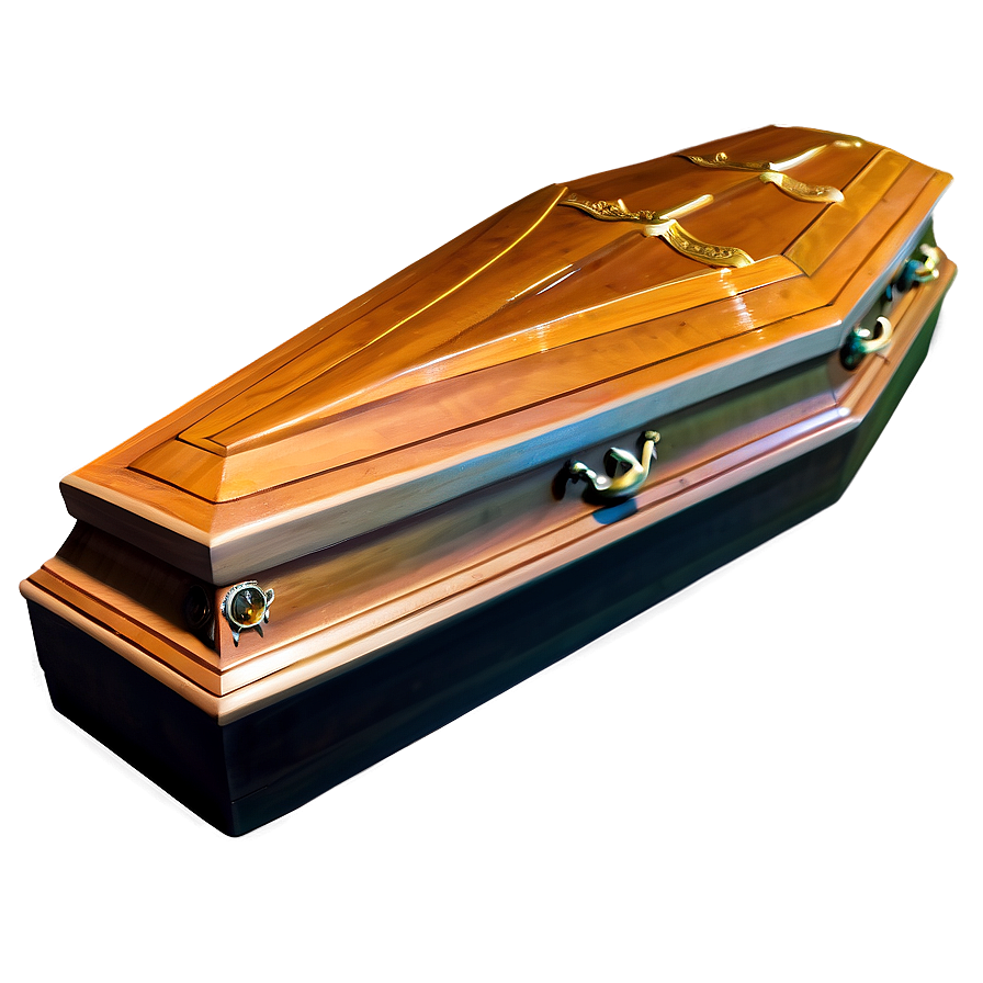 Handcrafted Coffin Png 05242024 PNG