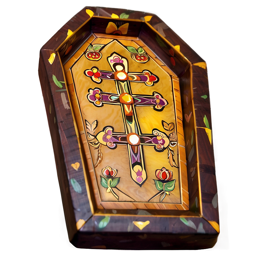 Handcrafted Coffin Png 17 PNG