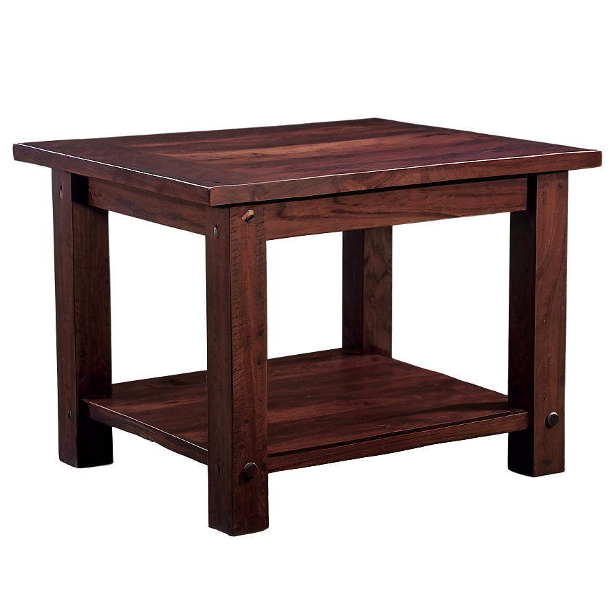 Handcrafted End Table Png 41 PNG