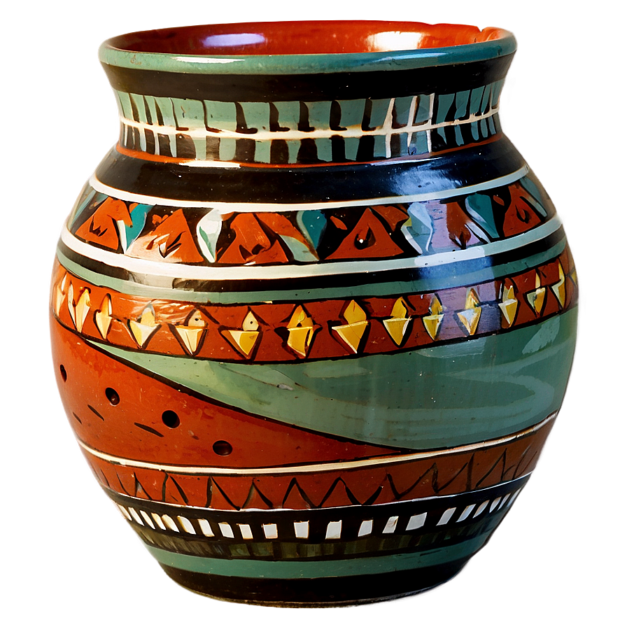 Handcrafted Pottery Designs Png 06132024 PNG