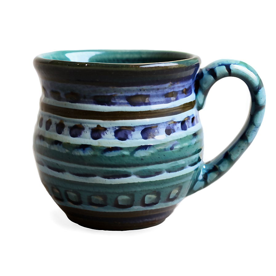 Handcrafted Pottery Mug Png 21 PNG