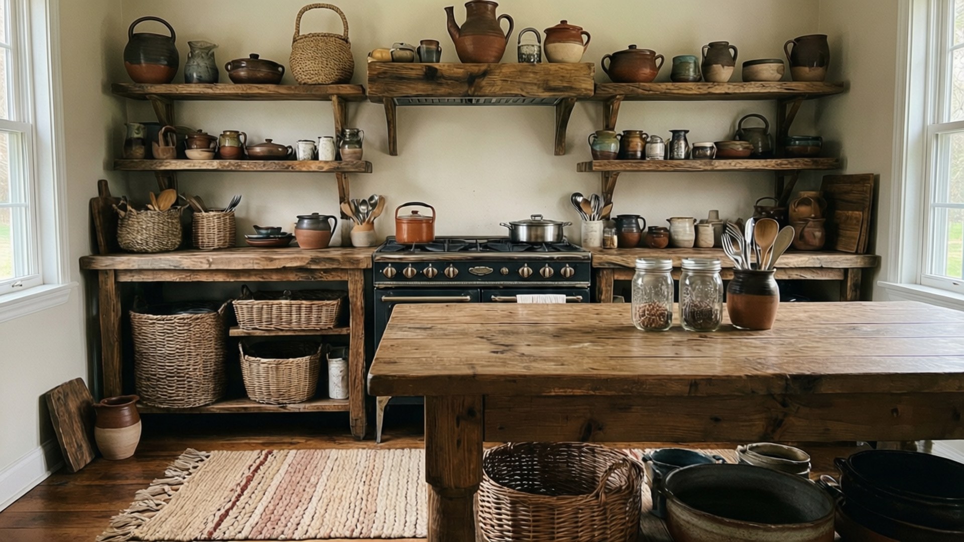 Cuisine rustique artisanale Fonds d'écran