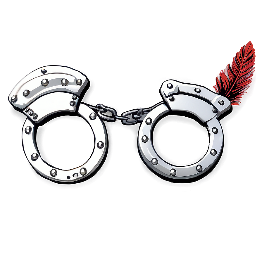 Handcuffs With Feather Png 31 PNG
