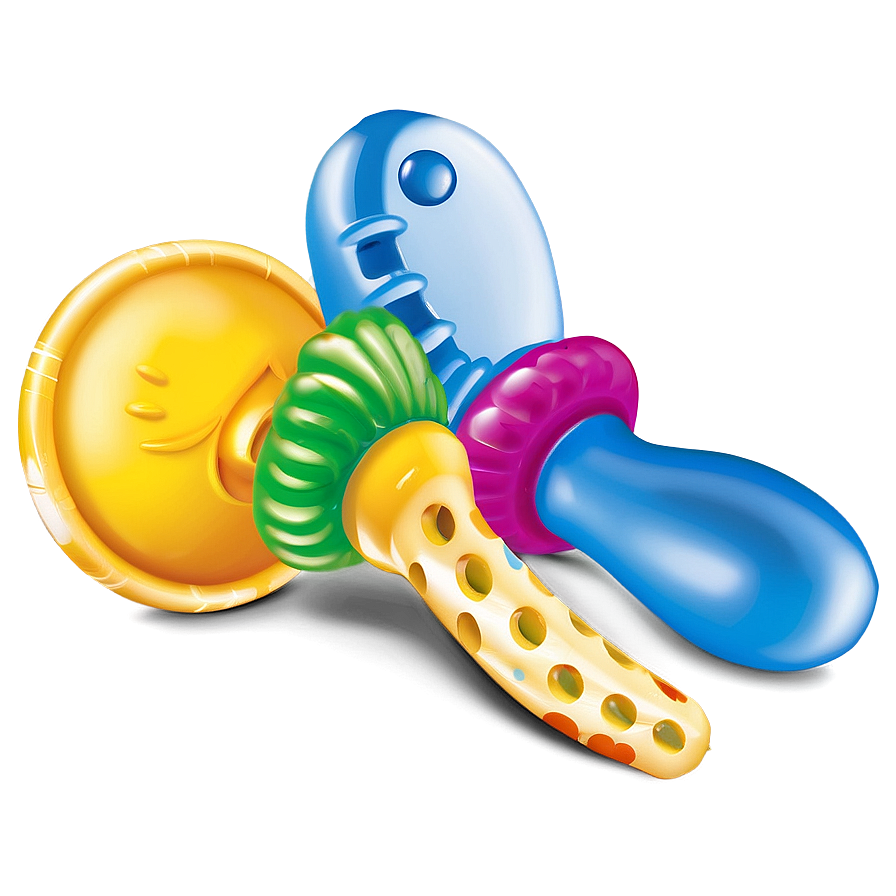 Handheld Baby Rattle Png 06202024 PNG