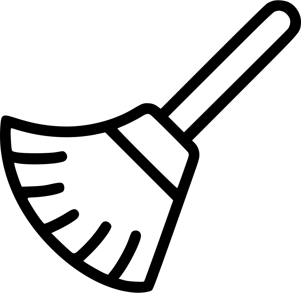 Handheld Dustpan Outline PNG