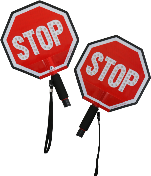 Handheld L E D Stop Signs PNG