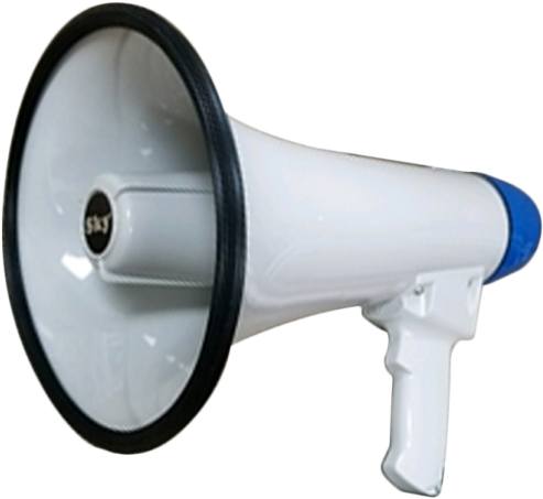 Handheld Megaphone Isolated PNG