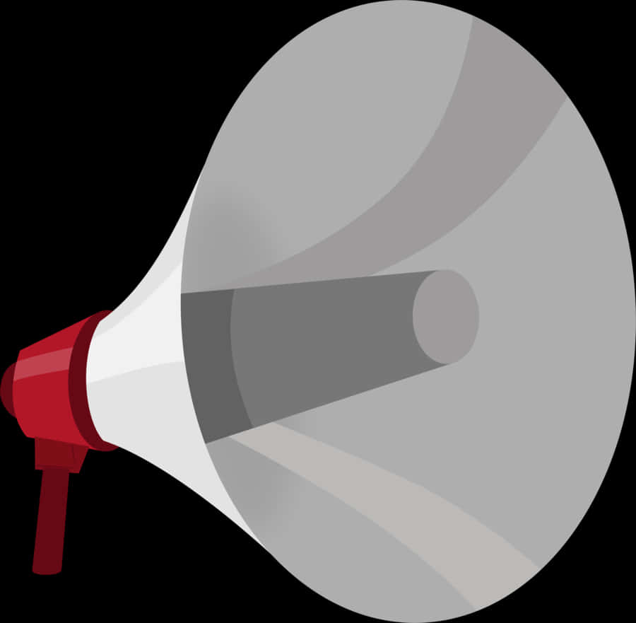 Handheld Megaphone Vector Illustration PNG