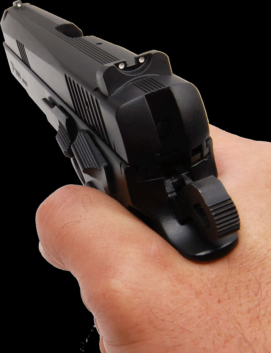 Handheld Pistol Pointof View PNG