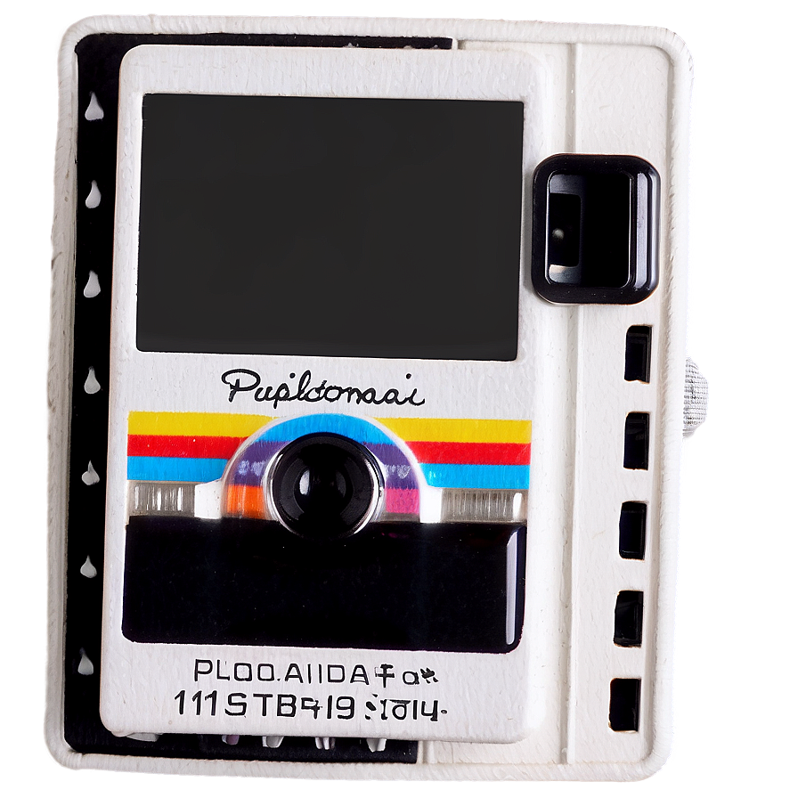 Handheld Polaroid Snapshot Png Rjo70 PNG