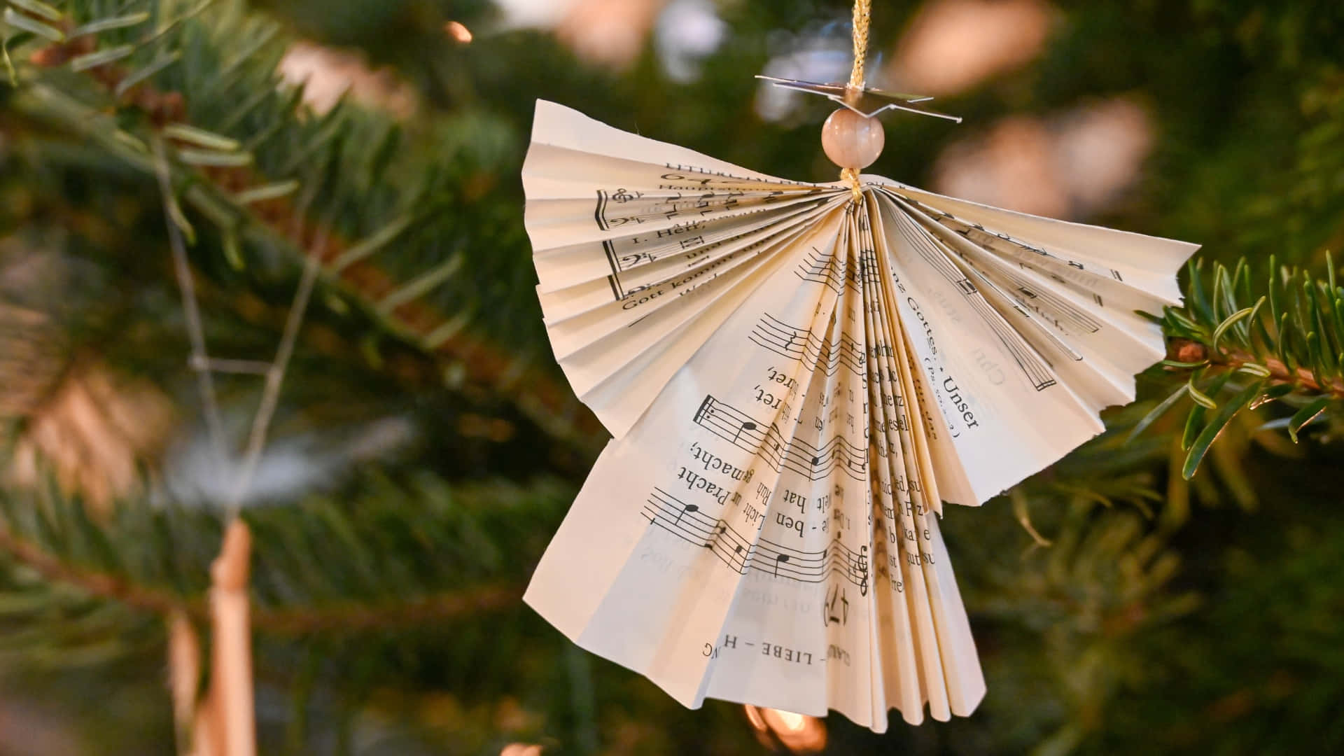 Handmade Christmas Angel Ornament Wallpaper