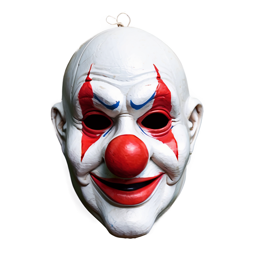 Handmade Clown Mask Png 06212024 PNG