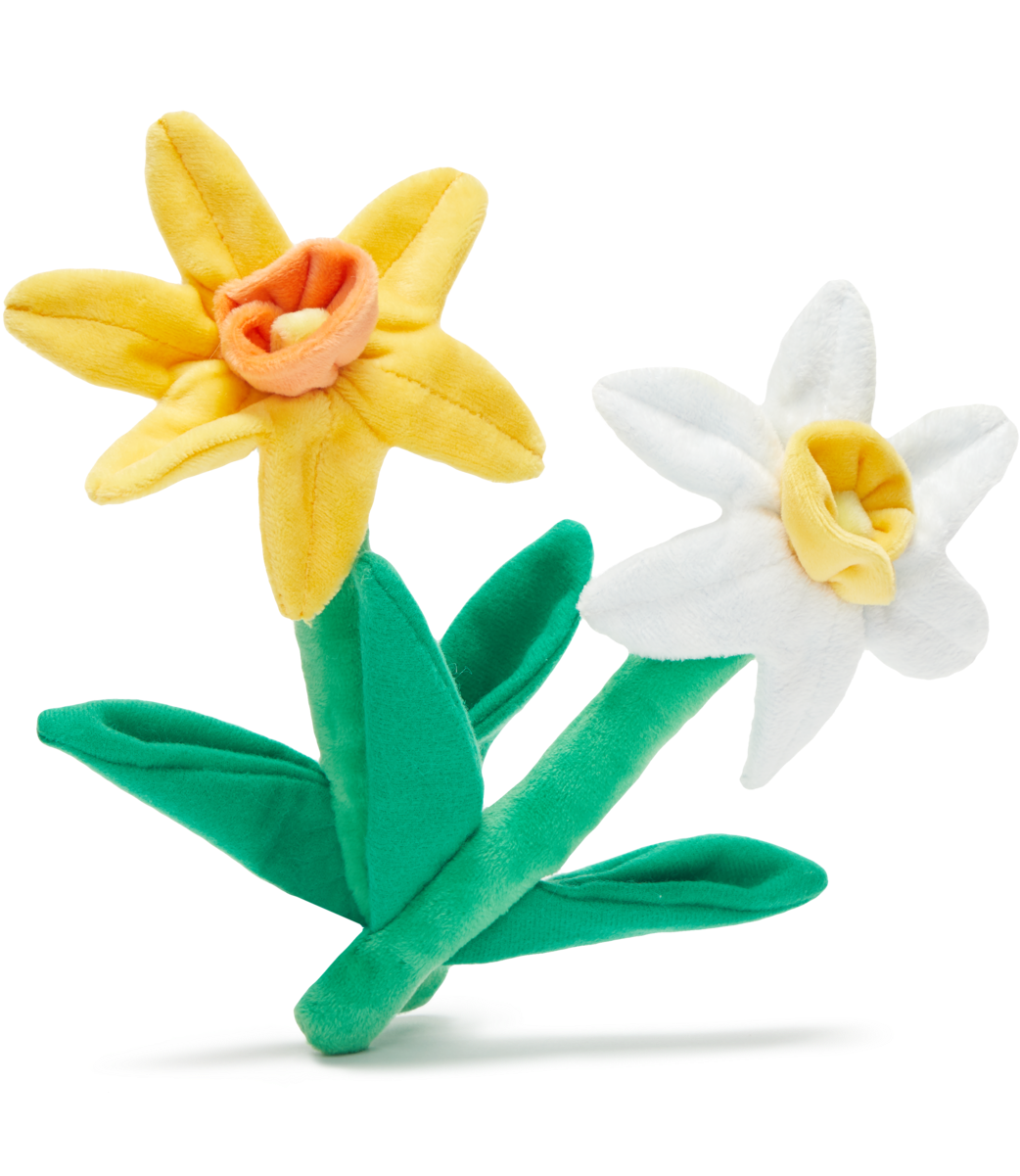 Handmade Fabric Daffodils PNG
