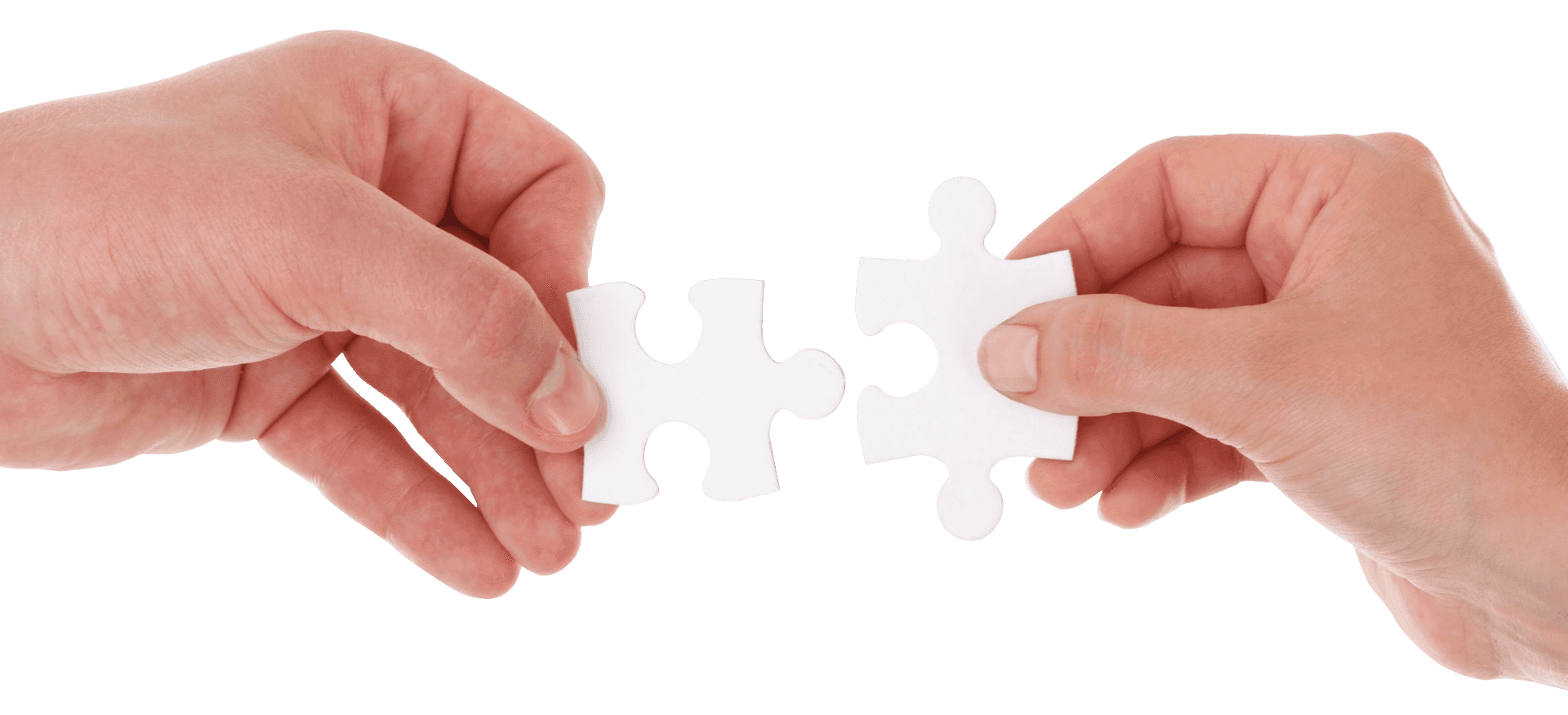 Hands Connecting Jigsaw Puzzle Pieces PNG