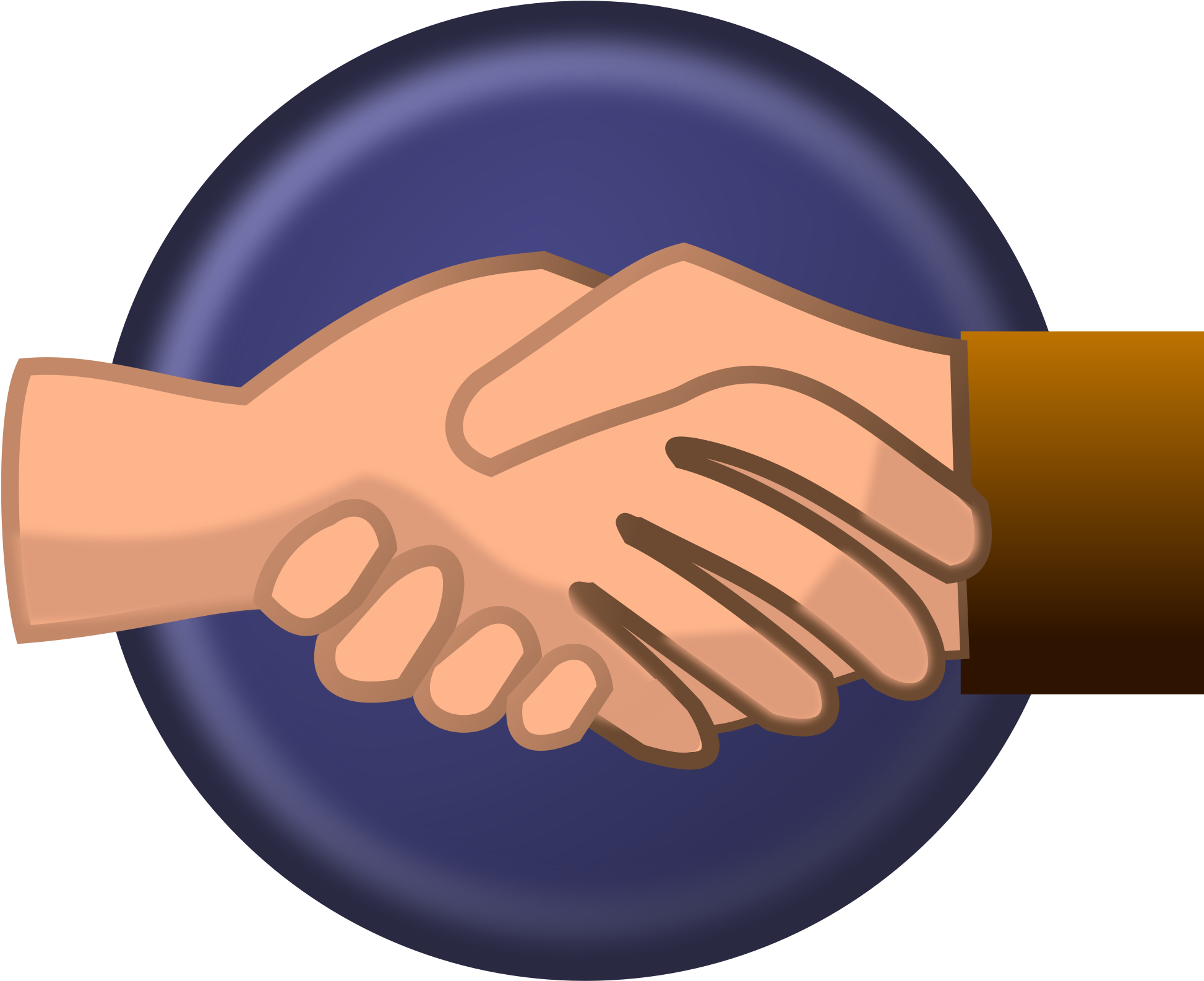 Handshake Agreement Graphic PNG