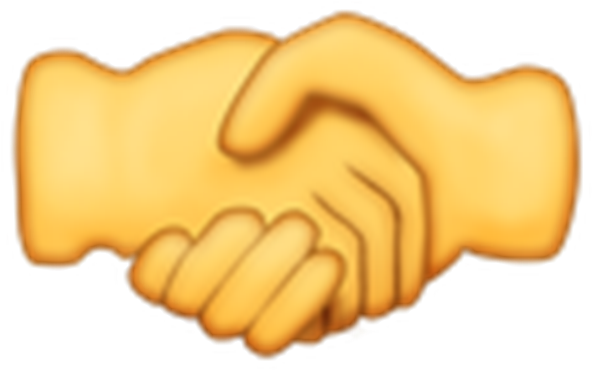 Handshake Emoji Illustration PNG